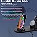 Yestan Wireless Charger 4 in 1 Wireless Charging Dock Compatible with Apple Watch 5 and Airpods Charging Station Fast Wireless Charging Stand for iPhone 11 11 Pro X XS XR Xs Max 8 8 PlusDeep Black