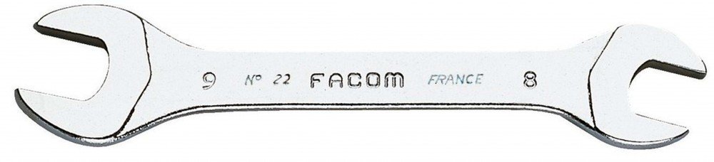 FACOM Open-End Spanner SW 3.2 x 5.5 Jaw Position 15 g, 1 Piece, 22.3, 2 x 5.5