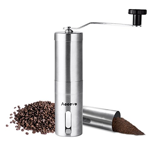 Accevo Manual Hand Coffee Grinder & Coffee Press
