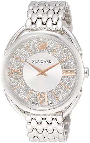Swarovski Crystal Line Glam 5455108 Women’s Quartz Stainless Steel Case White Dial Silver