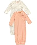 Carter's Baby Girls' 2 Pack Gowns (Baby) - White/Pink
