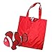 Aiduy 10pcs Fish Shopping Bags Colorful Foldable Bag Handle Bag Bags Reusable Eco Tote Bags (Random Color Sent)