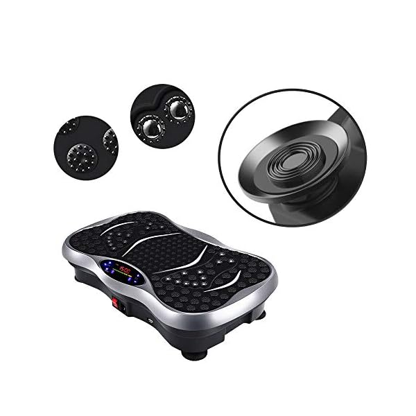 POKAR-Vibration-Plate-Fitness-Vibration-Device-Full-Body-Training-Device-Non-Slip-Large-Surface-Including-Training-Bands POKAR Vibration Plate Fitness Vibration Device Full Body Training Device Non-Slip Large Surface Including Training Bands