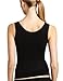 Maidenform Women's Control It Shiny Camisole, Black, Medium