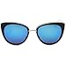 SojoS Retro Fashion Cat Eye Women Sunglasses Metal Frame Mirrored Lenses SJ1002 With Silver Frame/Blue Mirrored Lens