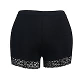 HEROSKY Women Butt Lifter Boy Shorts Seamless Enhancer Underwear Control Panties, Black, L(Waist 30in,Hip 32.7in)