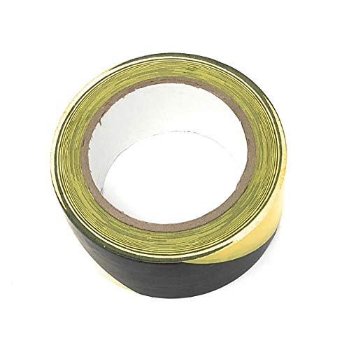 APT, (2'' Width X 36 Yds Length) PVC Marking Tape, Premium Vinyl Safety Marking and Dance Floor Splicing Tape, 6 mil Thick, (Multiple Color) ((5 Rolls in one Pack) Yellow/Black)