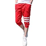 Magiftbox Men's Slim Fit Harem Jogging Sports Stripe Pants