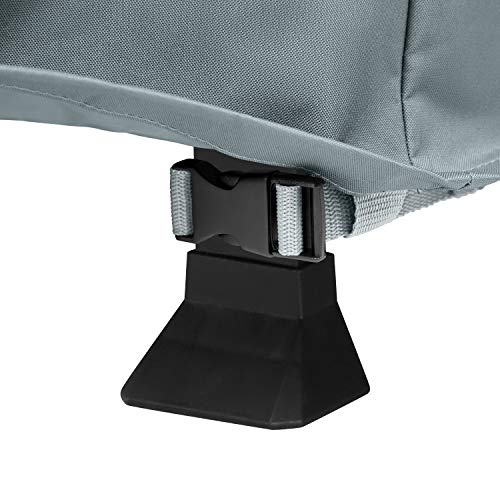 Classic Accessories 56-328-011001-EC Storigami V-Shaped Sectional Sofa Cover, Grey - Thumbnail 7