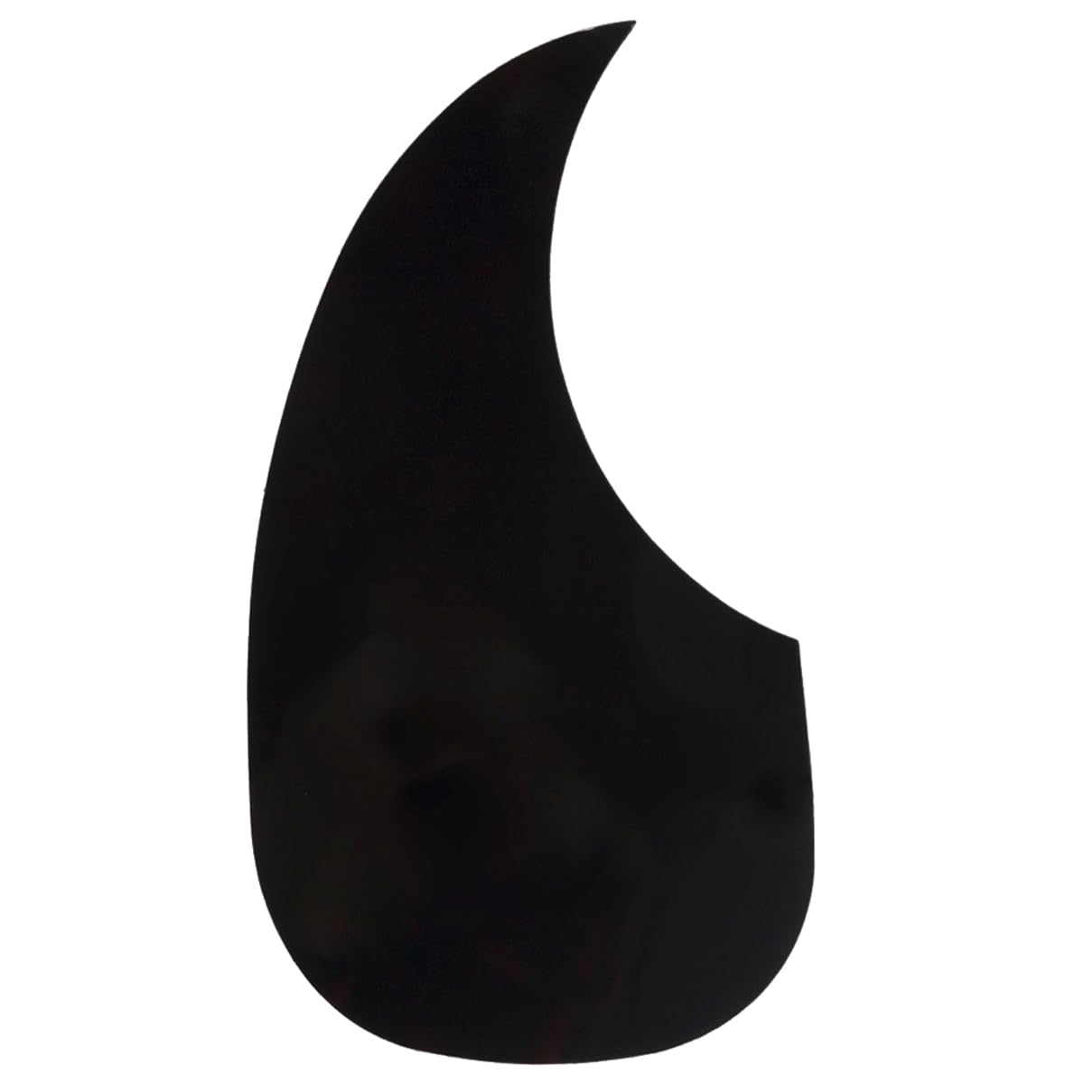 Musiclily Left Handed Oversize Teardrop Acoustic Guitar Self-adhesive Pickguard for Martin D28 Style guitar, Black