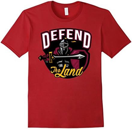 Men's Defend The Land Cleveland Basketball T-Shirt  2XL Cranberry