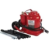 Strongway Air/Hydraulic Bottle Jack - 50-Ton Capacity, 10 7/16in.-16 3/4in. Lift Range