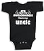 Lil Shirts I Get My Awesomeness From My Uncle Baby Bodysuit