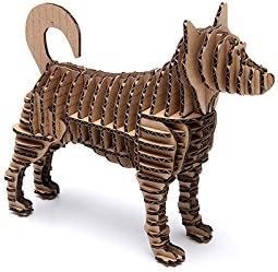 Paper Maker 3D Puzzle Dog Chihuahua Puppy DIY Kids Craft Model Kit Toy