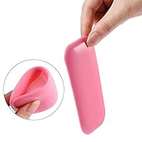 Ruiqas Eyelash Extension Pad, Thicken Makeup Soft Silicone Eyelash Extension Tool False Eyelash Glue Pad (Color : Pink)