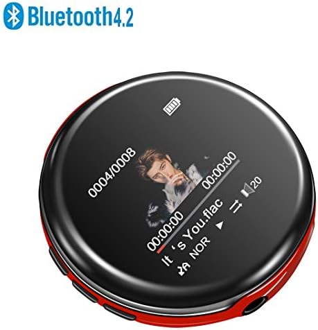 MP3 Player - [2019 April Newest Model] Bluetooth 4.2 Compact and lightweight,Mellow And Stylish Music Player, 35 Hours Playback Time, HiFi Sound with FM Radio & Voice Recorder, Expandable 64GB TF Card
