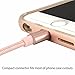 F-color iPhone 8 Charger 6 Feet iPhone 6s Charging Cable iPhone 7 Rose Gold Charger for iPhone 8 7 Plus 6S 6 Plus 5 5S 5C SE, iPad Air 3 Mini 4 iPad Pro Rose Gold Pink, 2 Pack
