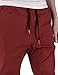 Italy Morn Men Jogger Chinos Pants Casual Khakis Drop Crotch Jogging Twill M Burgundy