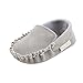 DDLBiz Baby Boys Girls Double Velour Soft Sole Shoe Soft Shoes Flats Shoes (0~6Month/4.3inch, Gray)