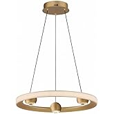 ET2 Nodes - 24W 1 LED CCT Select Ring Pendant-2.75 Inches Tall and 18 Inches Wide-Gold Finish
