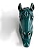 HERNGEE Horse Head Single Wall Hook/Hanger Animal Shaped Coat Hat Hook Heavy Duty, Rustic, Decorative Gift (Bronze)