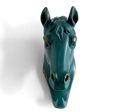 Herngee horse head single wall hook / hanger animal sha…