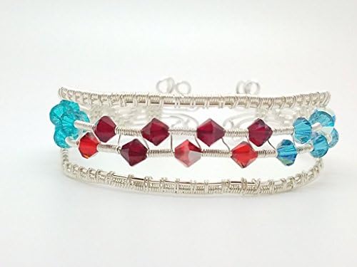 Sterling silver wire weave bracelet