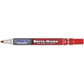 Dykem 84006 Brite Mark Permanent Marker, Red