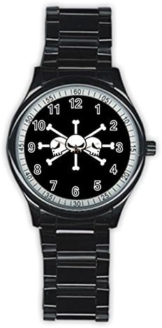 Larons Men's Blackbeard Pirates Stainless Steel Round Watch
