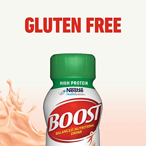 BOOST High Protein Balanced Nutritional Drink, Creamy Strawberry, 8