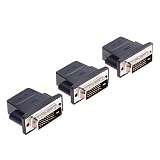 FREEGENE DVI Graphics Card Display GPU Detection Monitor DVI-D Dummy Plug Adapter 4K@60Hz, 3 Pack