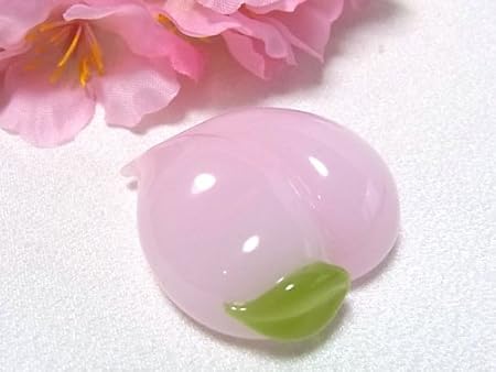 Amazon ガラスの箸置 和菓子の箸置き 桃の香もち キッチン 食べ物 おもちゃ