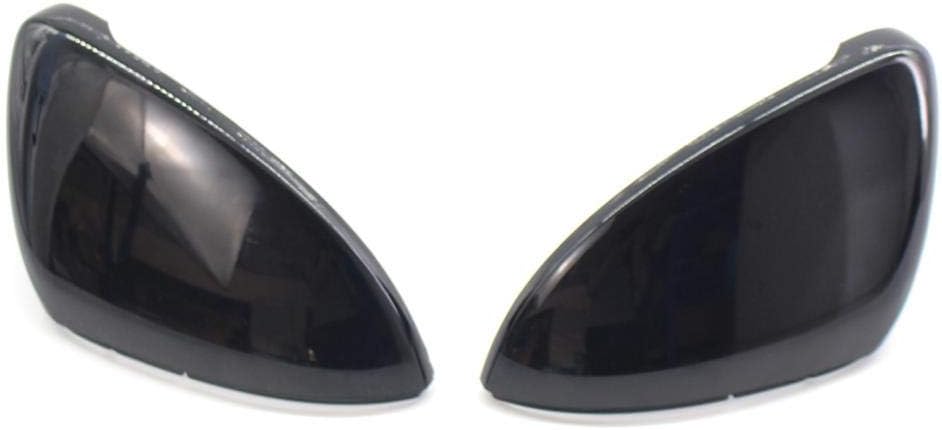 WUYANSE Mirror Covers Gloss Black Caps Case Shell Replacement Rearview Mirror Replacement For Volkswagen GOLF MK7 Wing