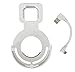 The Spot by Dot Genie: The Original Outlet Wall Mount Hanger Stand for Home Voice Assistants - Designed in USA - No Messy Wires or Screws - Multiple Colors (Espresso)