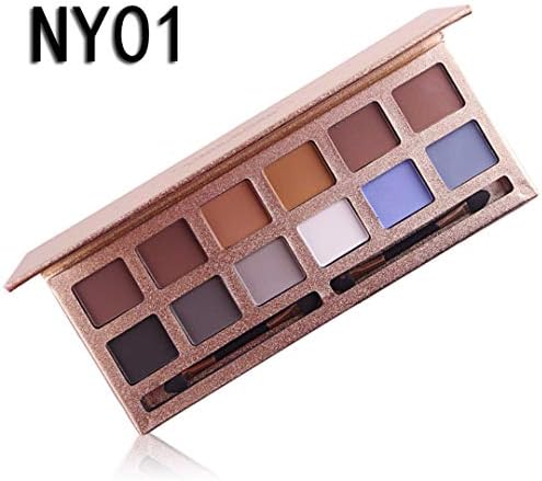 MEIJILI 12Colors Eyeshadow Palette Matte Eyeshadow Palette Glitter Eye Shadow Makeup Makeup Cosmetics NY01
