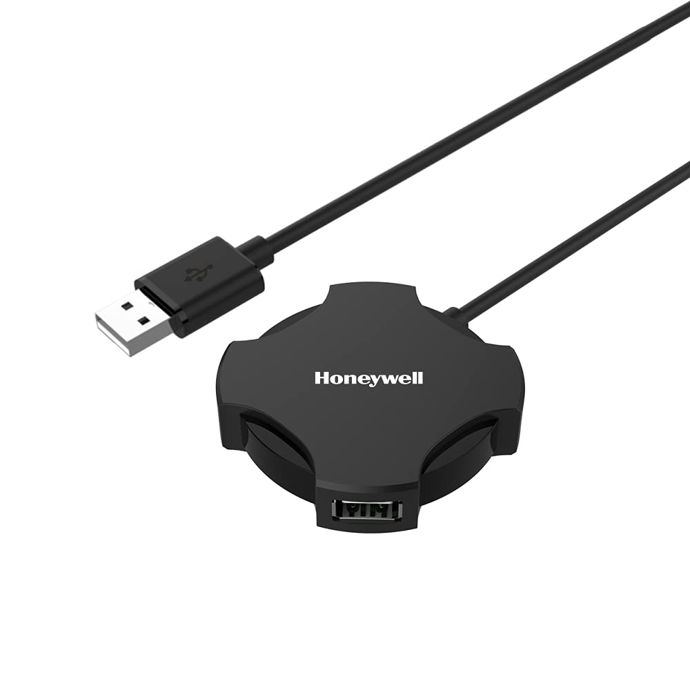 Honeywell 4 Port USB NonPowered Hub 2.0 Black 1.2M Length Cable Buy