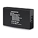 Akiko 50 Watts (5V/10A) 5-Port Desktop Wall Charger w/ Smart Power Technology Multi Port USB Charger Portable Battery Charger iPhone, iPad, Samsung Galaxy, Nexus, HTC, Nokia- Retail Packaging - Black