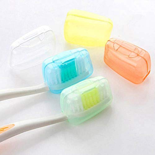 Toothbrush Cover Protector Camping Cleaning Cover 5 Pcs For Home Travel