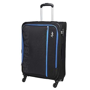 Skybags Fabric 705 mm Black Softsided Check-in Luggage (STZILWH71CBK)