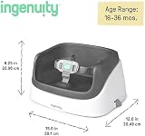 Ingenuity SmartClean Toddler Booster Seat Slate 3-Point Harness view 10