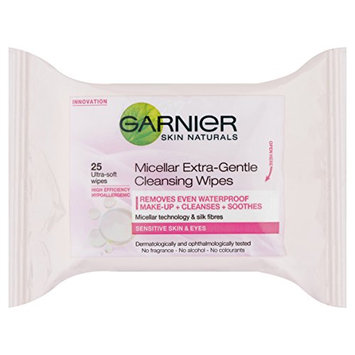 Garnier Micellar Cleansing Wipes Sensitive Skin, 25 Wipes Shuushia Store