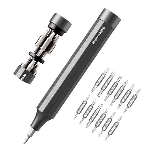 24 in 1 Feinmechaniker Schraubendreher Set, Magnetisch Präzision, Grau