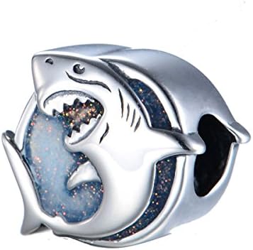 925 Sterling Silver Animal Charm Bead Graduation Gift for DIY Pandora Bracelets