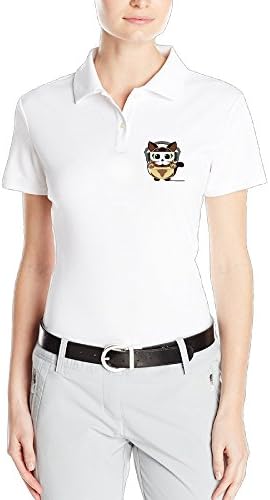 DHome Step Dub Cat Women High Quality Polo T-shirt White XXL