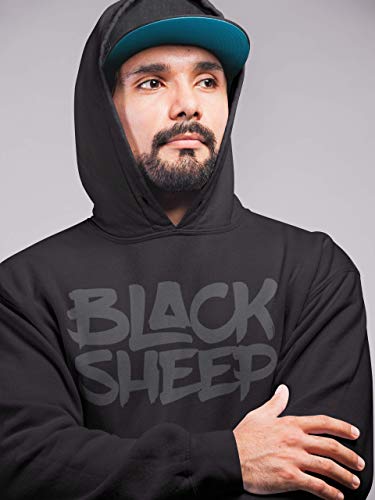 Sudadera-con-Capucha-Black-Sheep-Oveja-Negra-Regalo-s-Hombre-y-Mujer-Sweat-Shirt-Hoodie-Hip-Hop-Rap-Gngster-Biker-Auto-Coche-Moto-Deporte-MMA-Combate-USA-Crcel