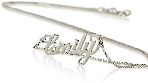 Personalized Name Necklace -925 Sterling Silver- Custom made with any name (22)