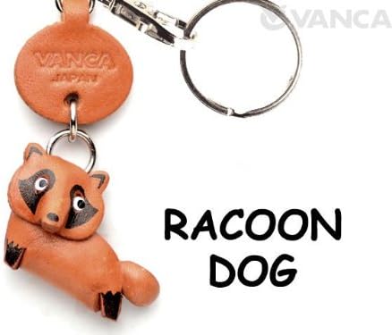 Amazon 本革製 キーホルダー 動物 たぬき ドコデモ Vanca Craft 日本製 職人の手作り アニメ 萌えグッズ 通販