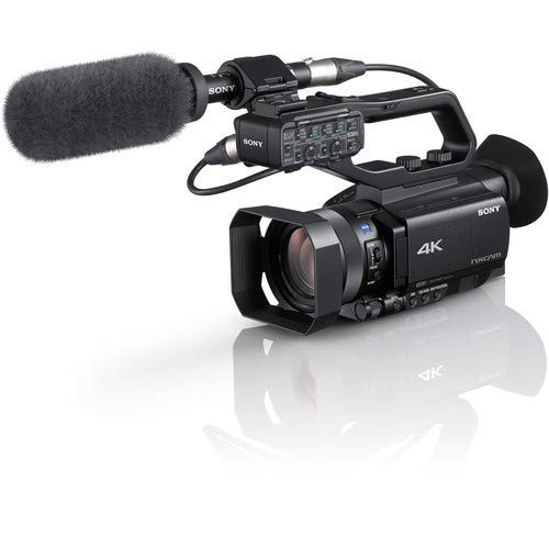 Sony HXR-NX80 Full HD XDCAM with HDR & Fast Hybrid AF (HXR-NX80) with 2-64GB Memory Card, 2 Extra Batteries, UV Filter, LED Light, Case, Tripod, Rode Mic, Headphones - Professional Bundle - Thumbnail 5