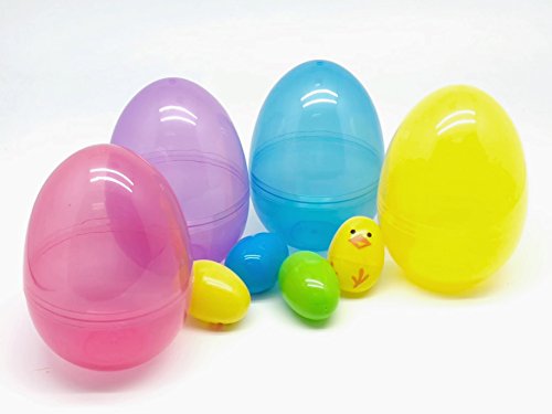 Giftexpress pack of 12, 6 inch jumbo easter eggs/ large…