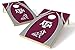 Wild Sports NCAA 2 x 3 Platinum College V Logo Wood Tailgate Toss